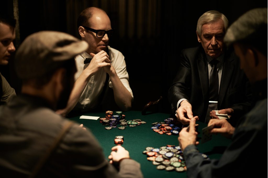 5 Guys Playing Poker